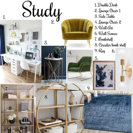 Study Interior Design Mood Board by Ukulailai on Style Sourcebook
