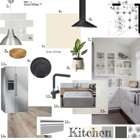 Kitchen Sample Board Interior Design Mood Board by Kailey van den Oever on Style Sourcebook