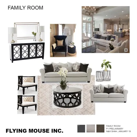Family room Interior Design Mood Board by Flyingmouse inc on Style Sourcebook