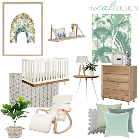 Palm Nursery Interior Design Mood Board by The Cali Design  on Style Sourcebook