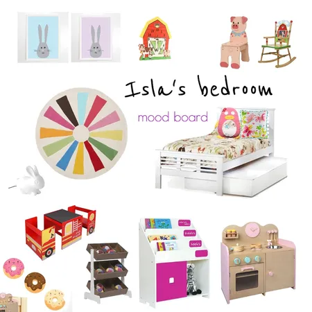 Isla's bedroom Interior Design Mood Board by froach on Style Sourcebook