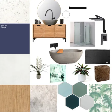 Bathroom Stone Nature Interior Design Mood Board by Kat on Style Sourcebook