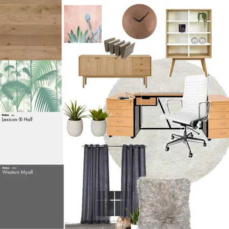 Chic Comfy Office Interior Design Mood Board by Kat on Style Sourcebook