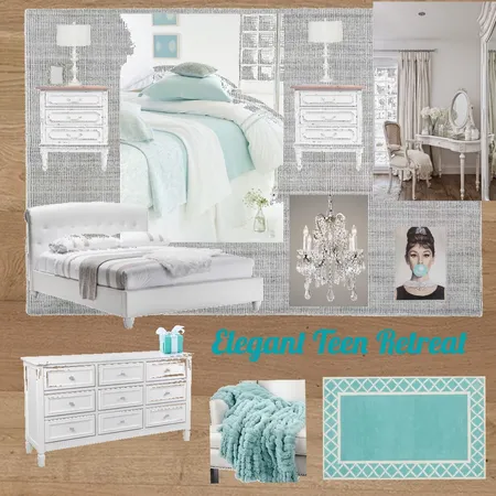 Elegant Teen Retreat Interior Design Mood Board by Jennifer Wolff on Style Sourcebook