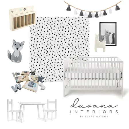 Nursery Interior Design Mood Board by Dusana Interiors on Style Sourcebook