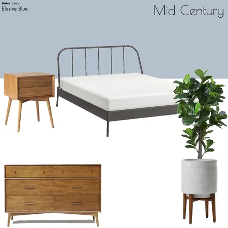 Mid Century Bedroom Interior Design Mood Board by saraaylward on Style Sourcebook