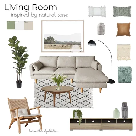 Nature inspired living Interior Design Mood Board by HomelyAddiction on Style Sourcebook