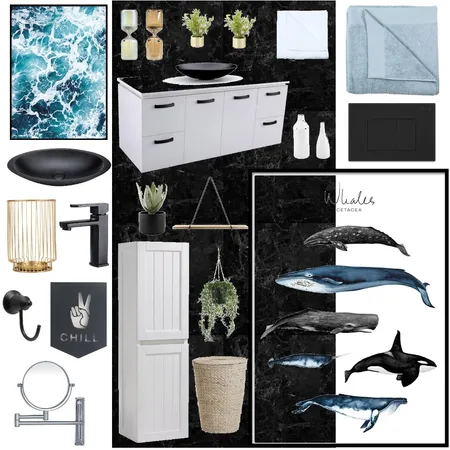 black marble Interior Design Mood Board by eliselaura on Style Sourcebook