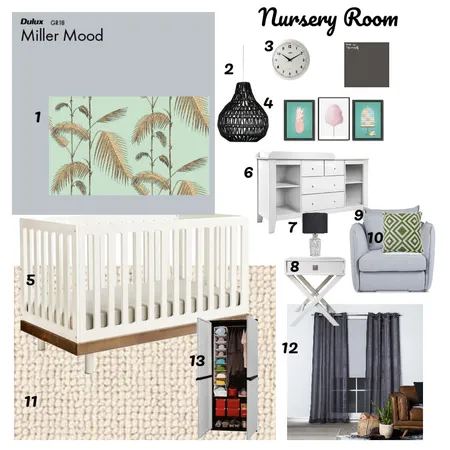 Nursery moodboard Interior Design Mood Board by saba on Style Sourcebook