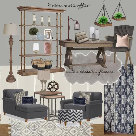 Jennifer Office Interior Design Mood Board by GracieRose on Style Sourcebook
