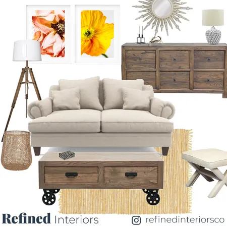 Living Room 03 Interior Design Mood Board by RefinedInteriors on Style Sourcebook