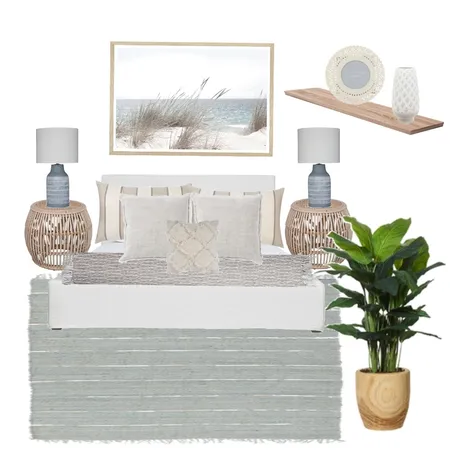 Coastal hues bedroom Interior Design Mood Board by JessWell on Style Sourcebook