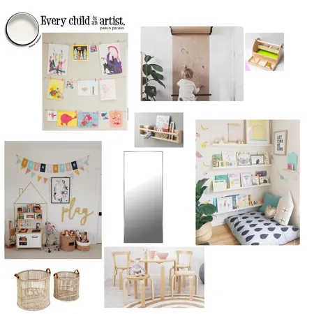 Playroom - Black Interior Design Mood Board by Jennysaggers on Style Sourcebook