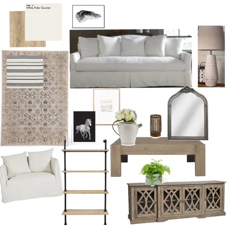 1950's Main Floor Reno Living Room Interior Design Mood Board by Emily Richer on Style Sourcebook