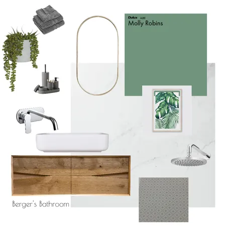 berger's bath Interior Design Mood Board by patriciadino on Style Sourcebook