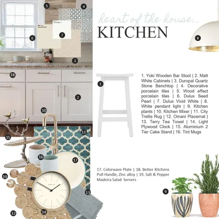 Heart of the House | Kitchen Interior Design Mood Board by enili on Style Sourcebook