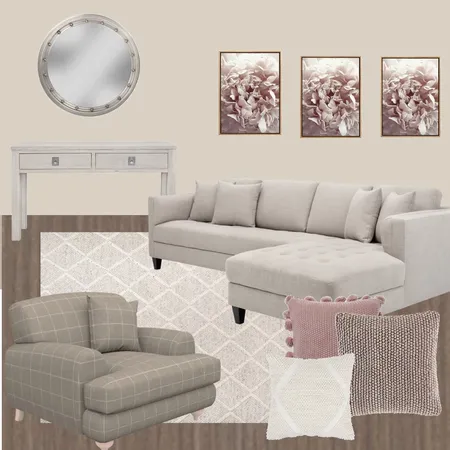 Neutral feminine living Interior Design Mood Board by RobynCorr on Style Sourcebook