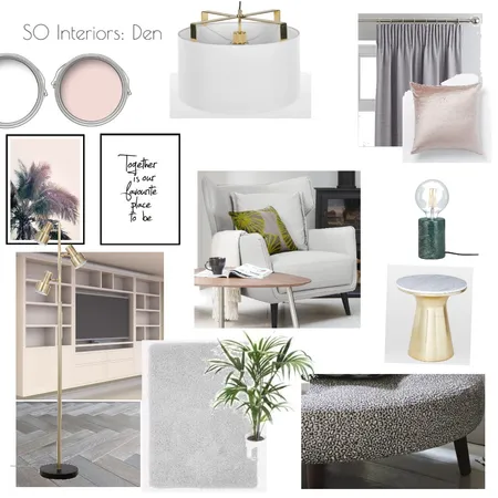 Module 9 Den Interior Design Mood Board by Steph Smith on Style Sourcebook