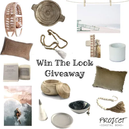 5k Giveaway Interior Design Mood Board by Project Coastal Boho on Style Sourcebook