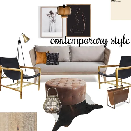 contemporary  living style Interior Design Mood Board by farmehtar on Style Sourcebook