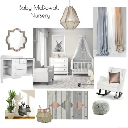 Baby McDowall Nursery Interior Design Mood Board by kime7345 on Style Sourcebook