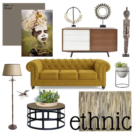 Ethnic Chic Interior Design Mood Board by YellowBirdStyling on Style Sourcebook