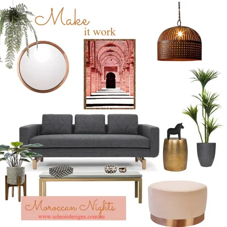 Moroccan Nights Interior Design Mood Board by Sel Noir Designs  on Style Sourcebook