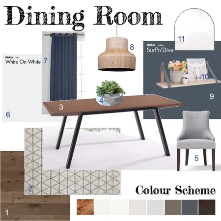 Dining Room Interior Design Mood Board by ilanavdm on Style Sourcebook