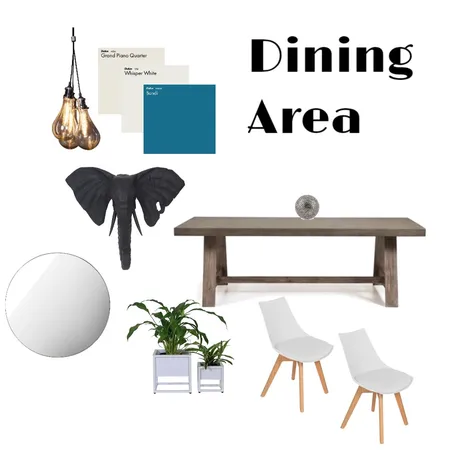 Dining Area Interior Design Mood Board by hclapham on Style Sourcebook