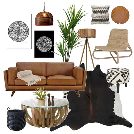 Pick A Pear boho Interior Design Mood Board by Thediydecorator on Style Sourcebook