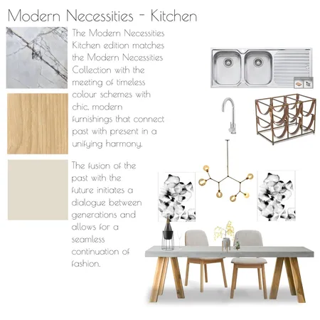 Modern Necessities - Kitchen Interior Design Mood Board by KGrosvenor on Style Sourcebook