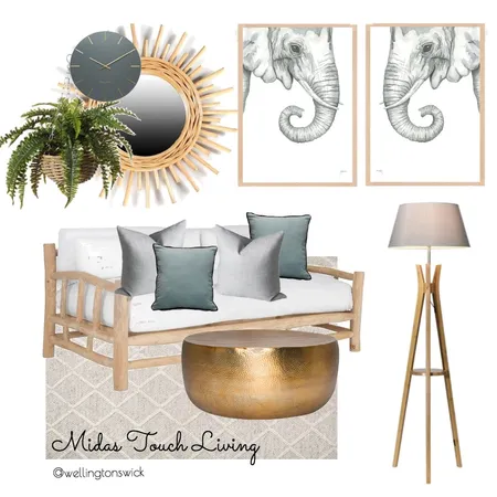 Midas Touch Living Interior Design Mood Board by JessWell on Style Sourcebook