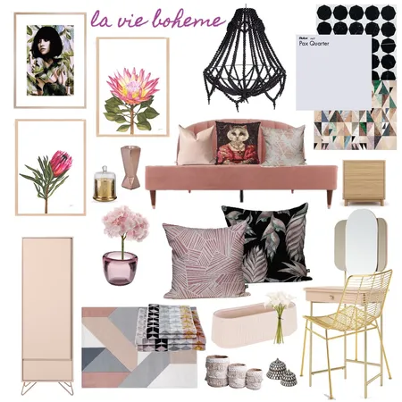 La Vie Boheme Interior Design Mood Board by Danant on Style Sourcebook