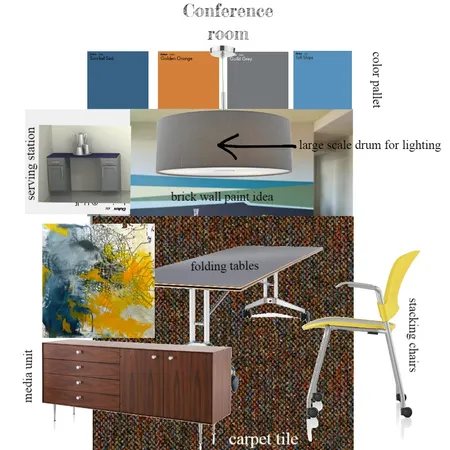 Conference Room Interior Design Mood Board by Faizi Design on Style Sourcebook