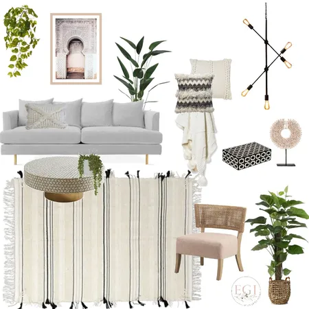 Living Room Interior Design Mood Board by Eliza Grace Interiors on Style Sourcebook