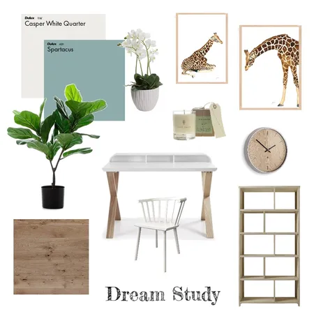 Dream Study Interior Design Mood Board by KirraleaJane on Style Sourcebook