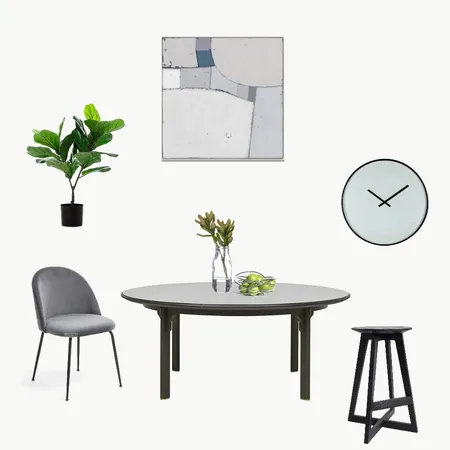 Vicky Dining Area Interior Design Mood Board by KMK Home and Living