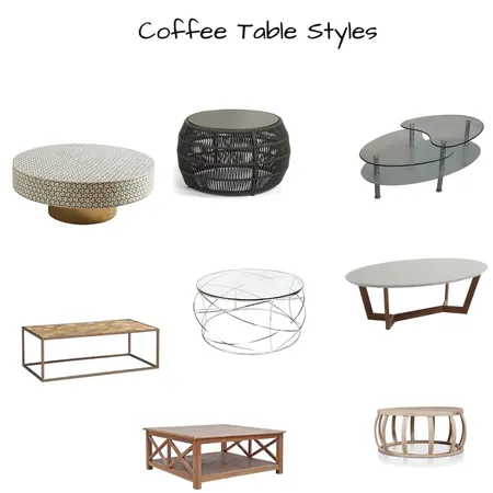 Coffee Tables Styles Interior Design Mood Board by gail1234 on Style Sourcebook