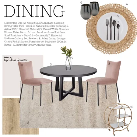 DINING ROOM Interior Design Mood Board by ES Abode on Style Sourcebook