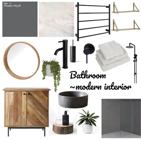 Bathroom #1 Interior Design Mood Board by CourtneyCoward on Style Sourcebook