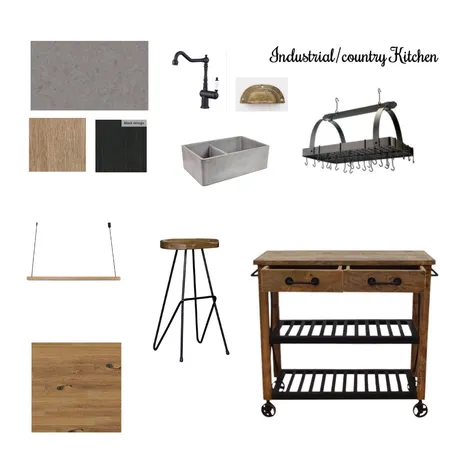 KITCHEN INDUSTRIAL/COUNTRY LIBBY Interior Design Mood Board by Jennypark on Style Sourcebook