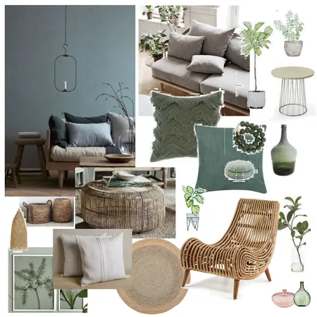 Green Room Interior Design Mood Board by Lovenana on Style Sourcebook