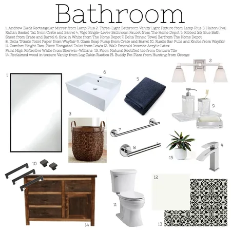 Bathroom Interior Design Mood Board by marilianunes on Style Sourcebook