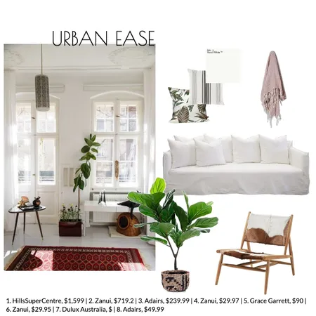 Urban Ease Interior Design Mood Board by breerothman081915 on Style Sourcebook
