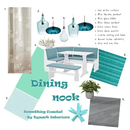 Dining nook Interior Design Mood Board by ElaineTyzack on Style Sourcebook