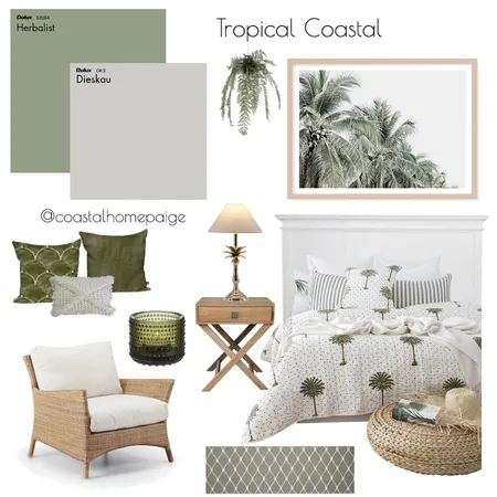 Tropical Coastal Interior Design Mood Board by CoastalHomePaige on Style Sourcebook
