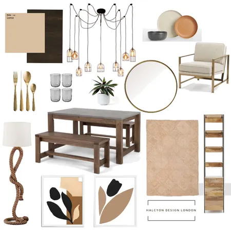 Cosy Dining Interior Design Mood Board by RachaelBell on Style Sourcebook