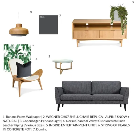 Living Room Interior Design Mood Board by Bluebell Revival on Style Sourcebook