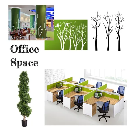 Office Space Interior Design Mood Board by Designs by Penn on Style Sourcebook