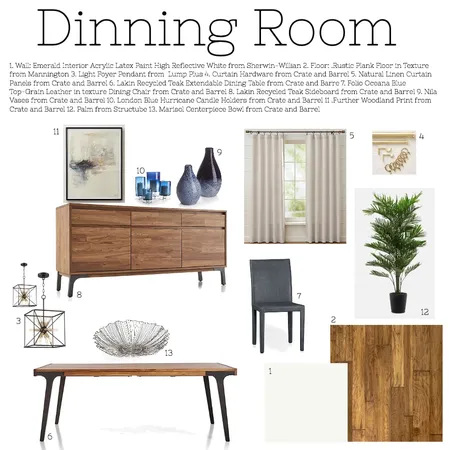 Dinning Room Interior Design Mood Board by marilianunes on Style Sourcebook